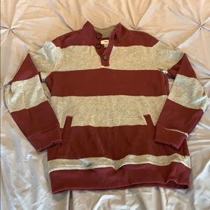Long sleeve Henly striped shirt. New w/o tags